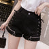 Shorts femininos de grife, bandagem com zíper, sexy, garotas gostosas, clube, harajuku, jeans fino, hipster, adolescentes, verão, popular, tudo combina