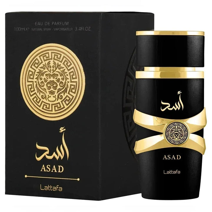 100ml Original Masculino Eau De Toilette Spray Longa Duração Fragrância Asad Alta Qualidade Unisex Perfume Árabe Feromônio Árabe