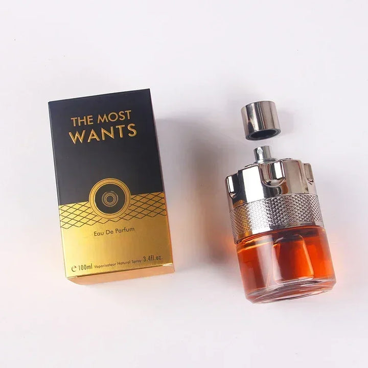 100ml Mens Charm Cologne Perfumes originais Alta qualidade Feromônios fortes atraem mulheres Adequado para festas de saída Fragrância