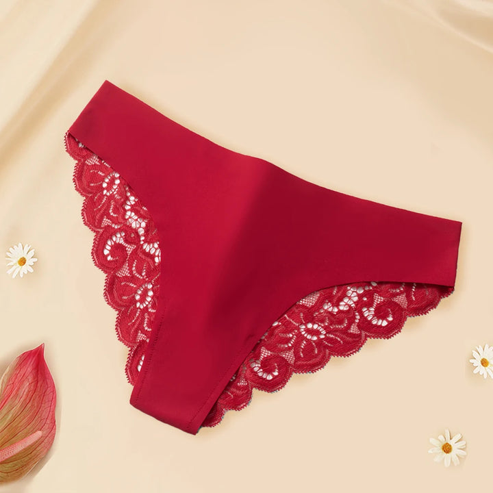 WarmSteps Sexy Lace Briefs Calcinha Feminina Floral Renda T-Back Roupa Interior Feminina Lingerie