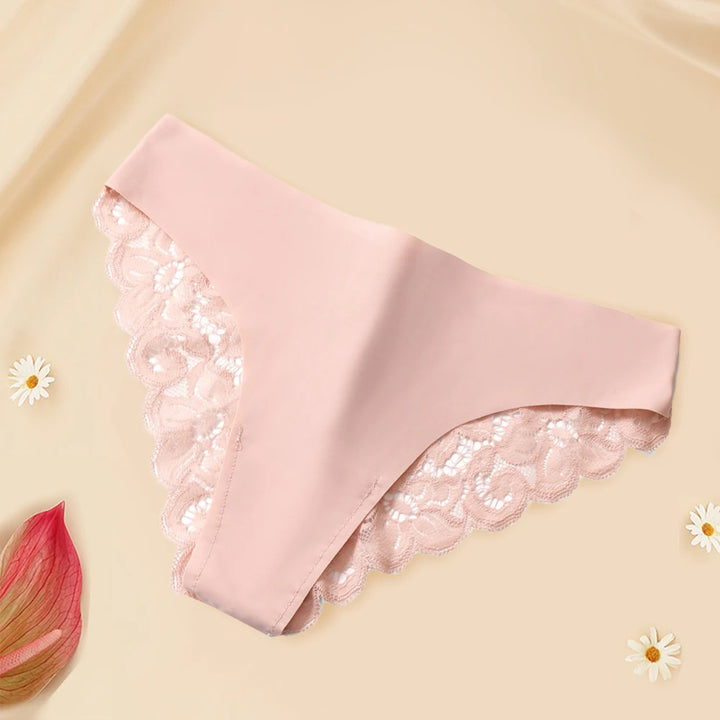 WarmSteps Sexy Lace Briefs Calcinha Feminina Floral Renda T-Back Roupa Interior Feminina Lingerie