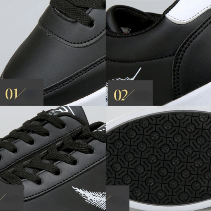 Sapatos esportivos brancos masculinos, sapatos casuais da moda, sapatos masculinos de couro, confortáveis, resistentes, tênis casuais masculinos, Zapatillas De Hombre
