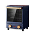 Forno elétrico doméstico de 12L, mini forno vertical inteligente para pizza, sobremesa, bolo, tempo de 60 minutos, utensílios para assar, 220V