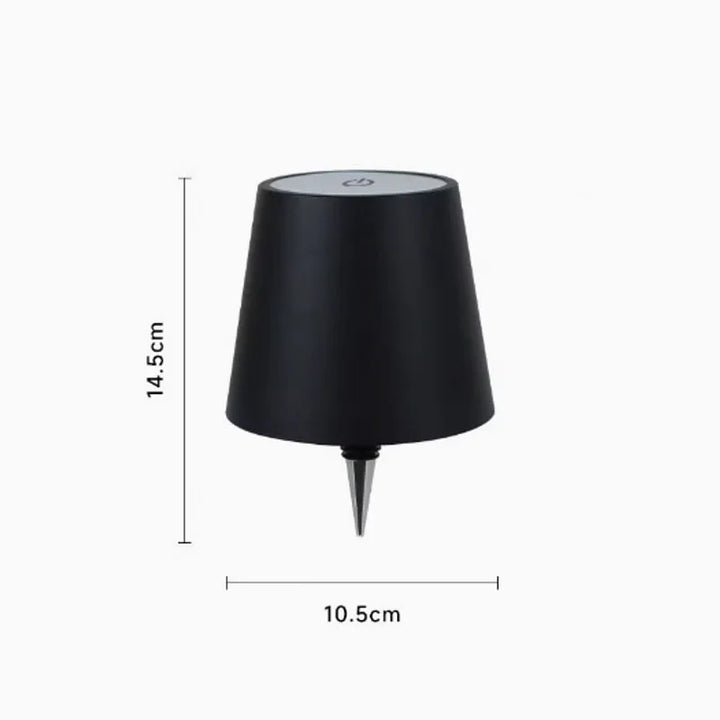 Lâmpada de mesa sem fio para garrafas, controle de toque de 3 cores e escurecimento contínuo, lâmpada noturna adequada para garrafas de vinho de bar, luzes de mesa