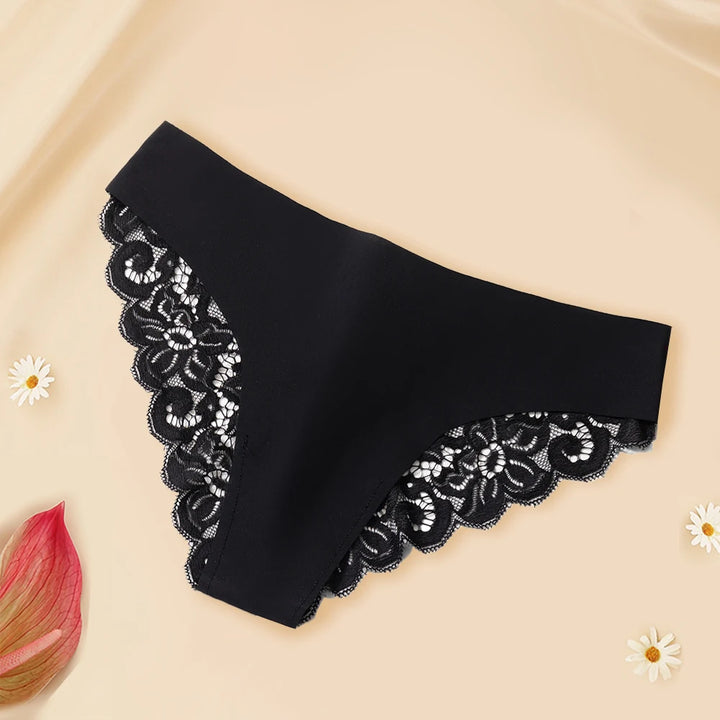 WarmSteps Sexy Lace Briefs Calcinha Feminina Floral Renda T-Back Roupa Interior Feminina Lingerie