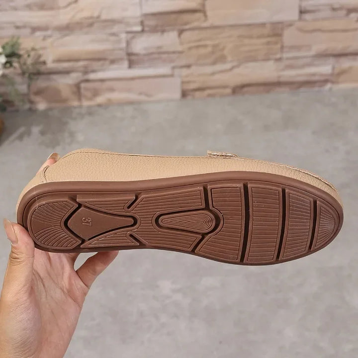 Sapatos femininos casuais slip on Mary Jane 2025 primavera outono nova moda bico redondo sola macia mocassins planos zapatos mujer
