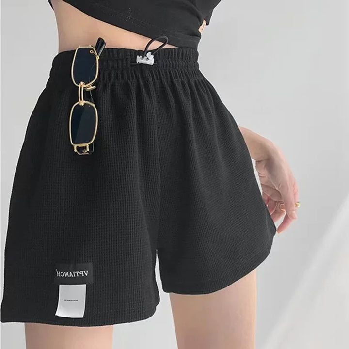 Calcinha feminina elástica com cadarço e cordão, calcinha esportiva curta para meninas, calça reta, roupa íntima feminina