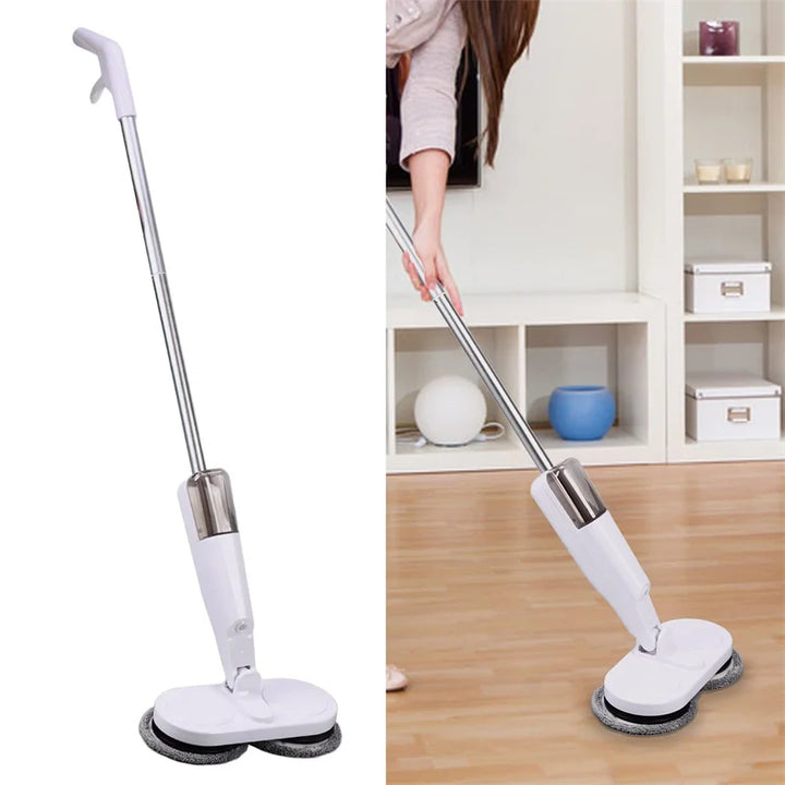 Limpador elétrico sem fio, automático, 2 em 1, limpador de pisos úmidos e secos, para carros, vidros, tetos, portas e janelas