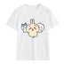 Roupas femininas Chiikawa Desenho animado Verão Impressão Roupas Mulheres Branco Gráfico Moda Feminina Streetwear Casual Tops Tee