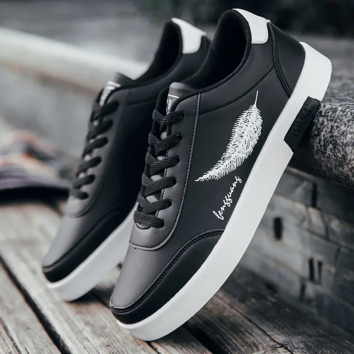 Sapatos esportivos brancos masculinos, sapatos casuais da moda, sapatos masculinos de couro, confortáveis, resistentes, tênis casuais masculinos, Zapatillas De Hombre