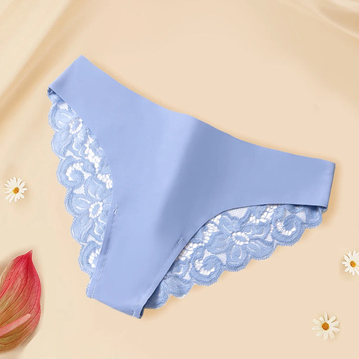 WarmSteps Sexy Lace Briefs Calcinha Feminina Floral Renda T-Back Roupa Interior Feminina Lingerie