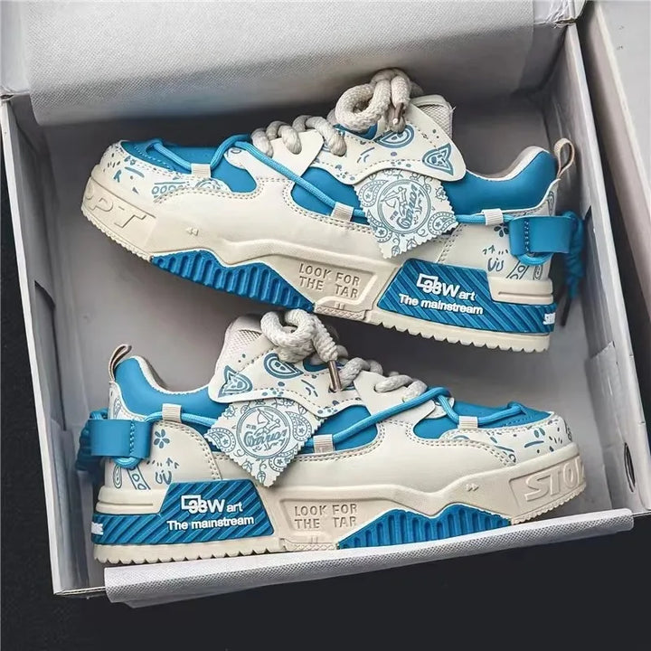 Tênis Vulcanize Designer de Moda Sapatos Casuais para Homens Sapatos de Caminhada Confortáveis ​​de Luxo Tendência Sapatos Versáteis para Skate