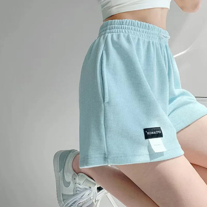 Calcinha feminina elástica com cadarço e cordão, calcinha esportiva curta para meninas, calça reta, roupa íntima feminina