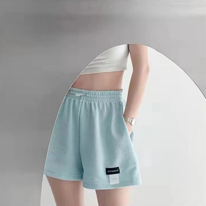 Calcinha feminina elástica com cadarço e cordão, calcinha esportiva curta para meninas, calça reta, roupa íntima feminina