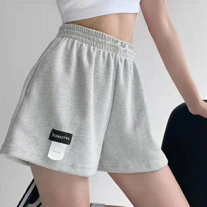Calcinha feminina elástica com cadarço e cordão, calcinha esportiva curta para meninas, calça reta, roupa íntima feminina