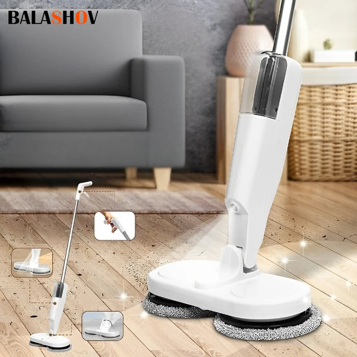 Limpador elétrico sem fio, automático, 2 em 1, limpador de pisos úmidos e secos, para carros, vidros, tetos, portas e janelas